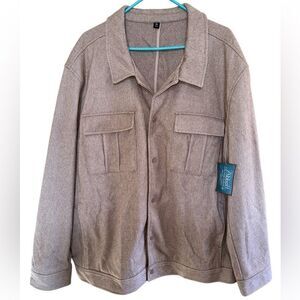 NWT Abbott Elementary Snap Front Trucker Jacket Sz XXL